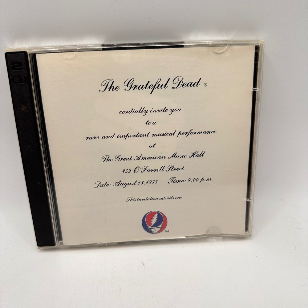 Grateful Dead One From The Vault 2 CD Set Great American Music Hall 1975 Live VG